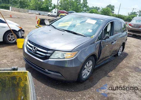 2015 Honda Odyssey Ex z USA, uszkodzony, nr VIN 5FNRL5H44FB013038